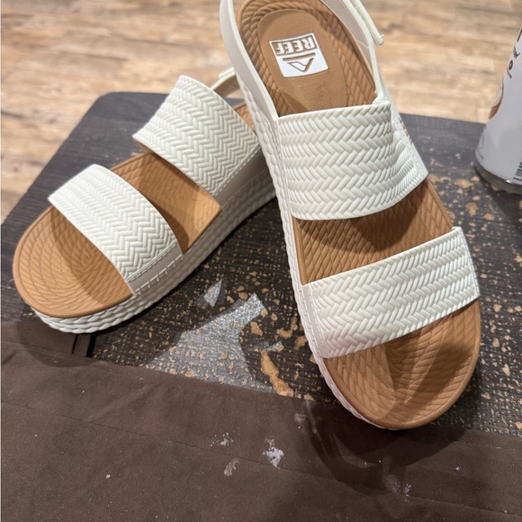 Reef Shoes - Reef  Water Vista Cream Woven Sandals